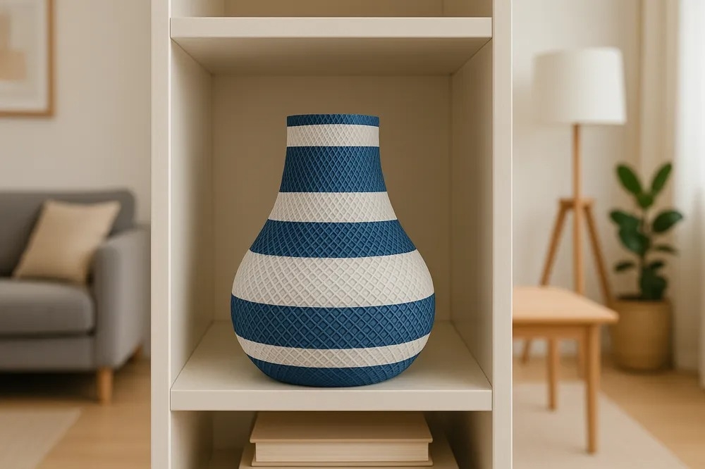 Modern Geometrik Vazo 18 CM