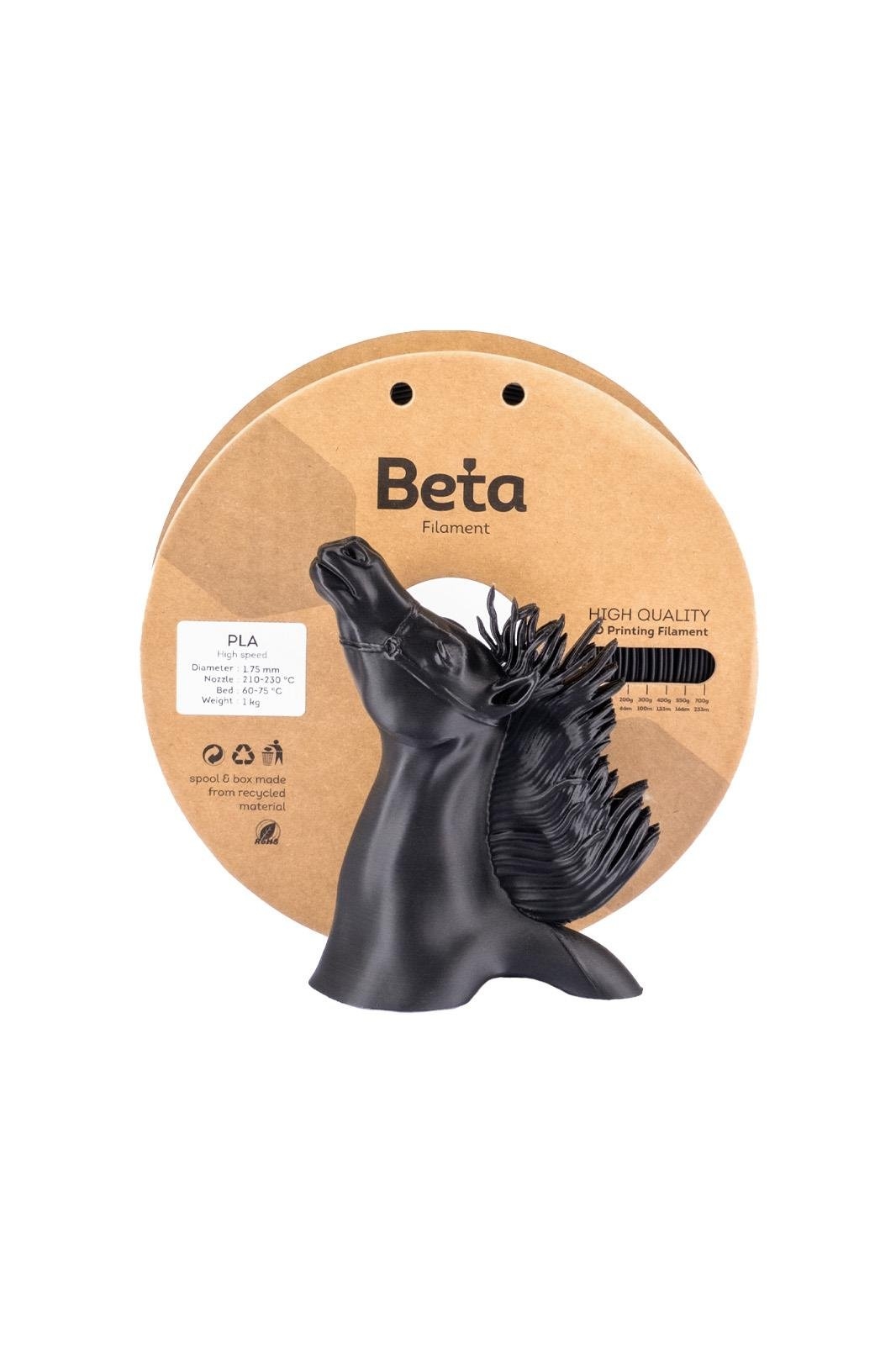 Beta PLA High-Speed Filament Black 18