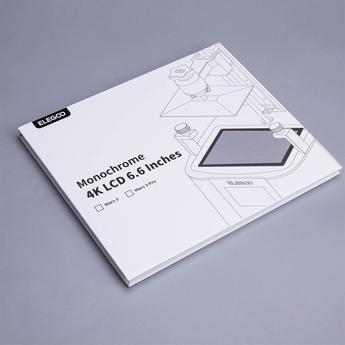 ELEGOO 6.6’’ 4K LCD - Mars 3 Pro