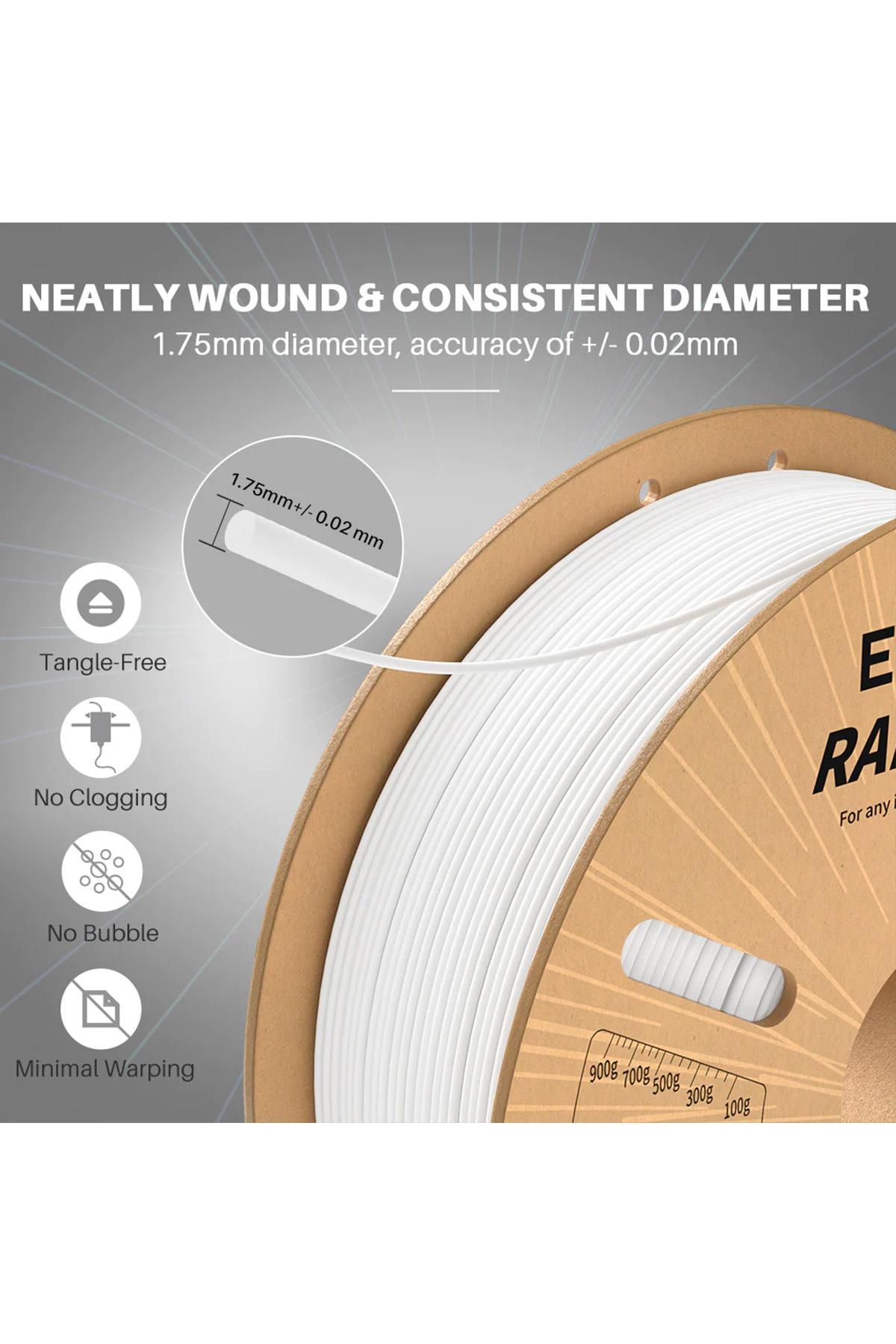 ELEGOO RAPID PLA Filament Siyah
