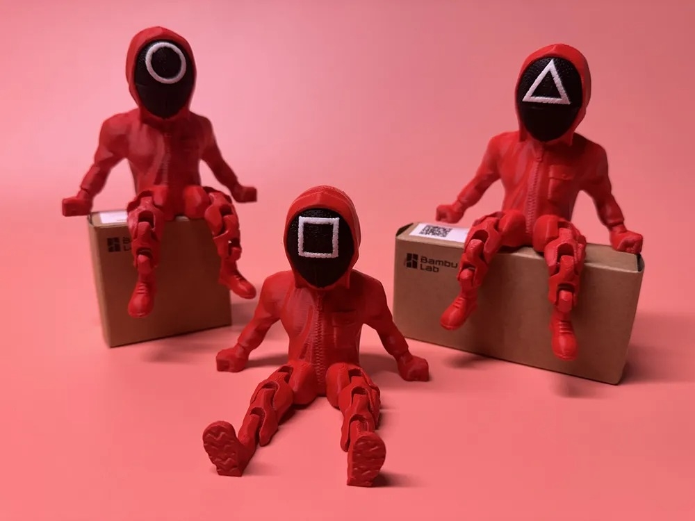 Squid Game Hareketli Figür | 3’lü Set