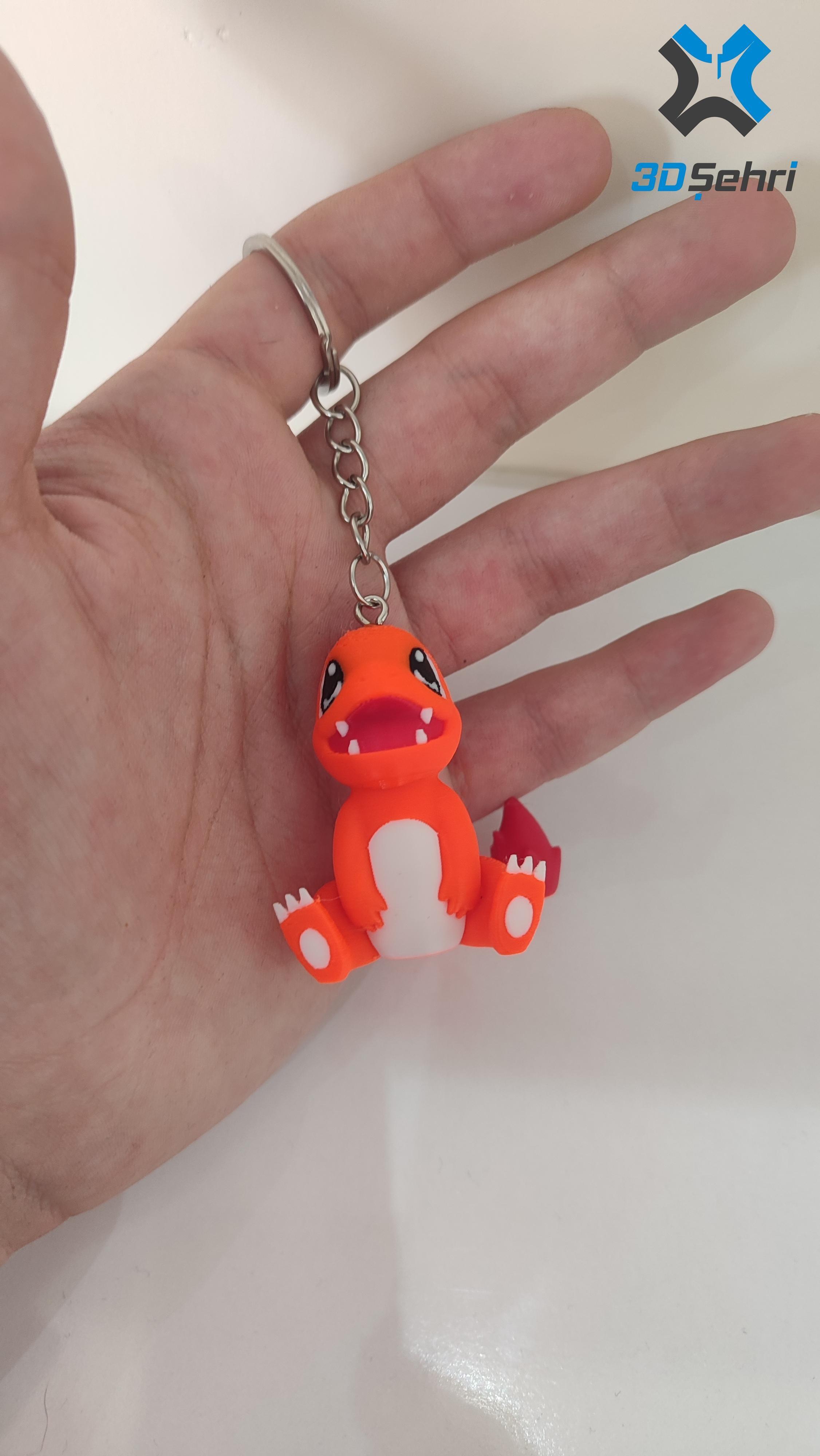 Chermander Pokemon Anahtarlık 4.5 CM