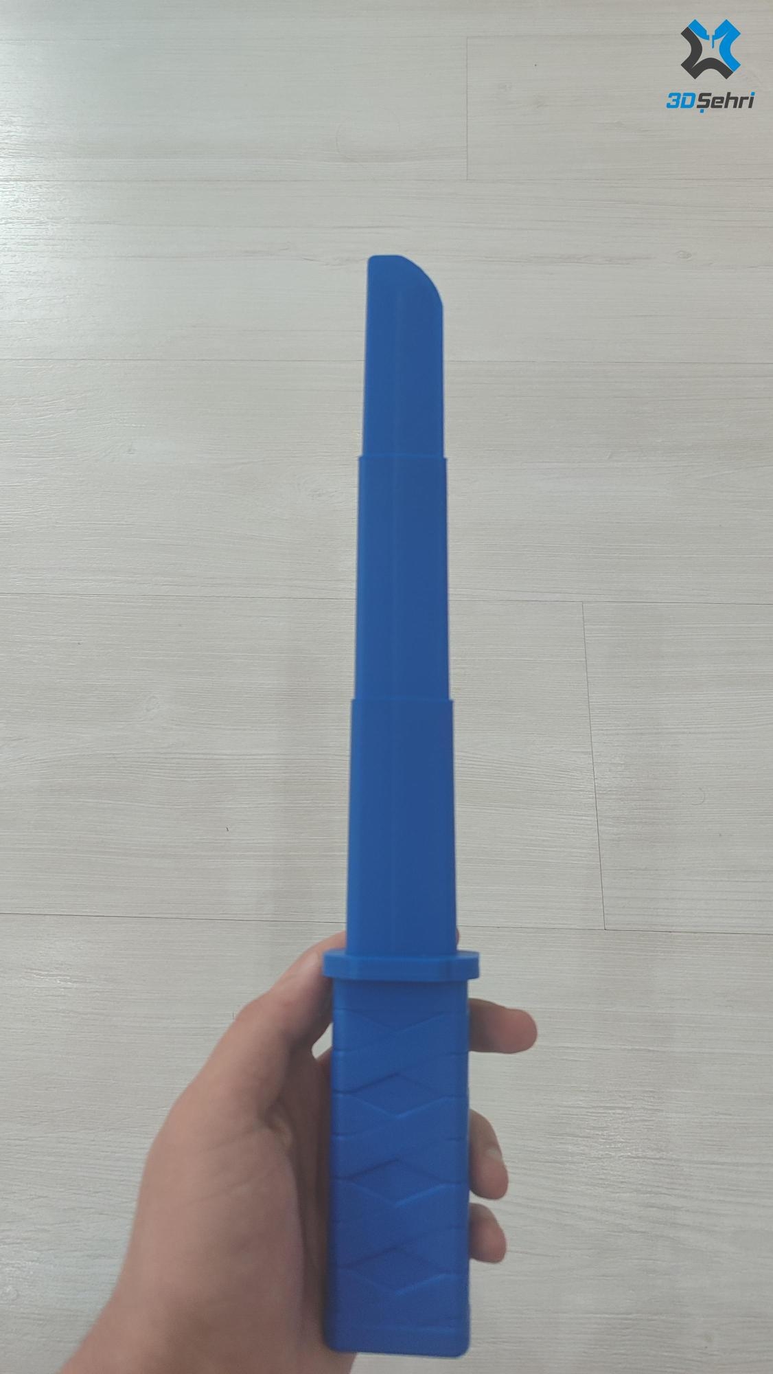 Katlanır Katana Mavi 30 cm