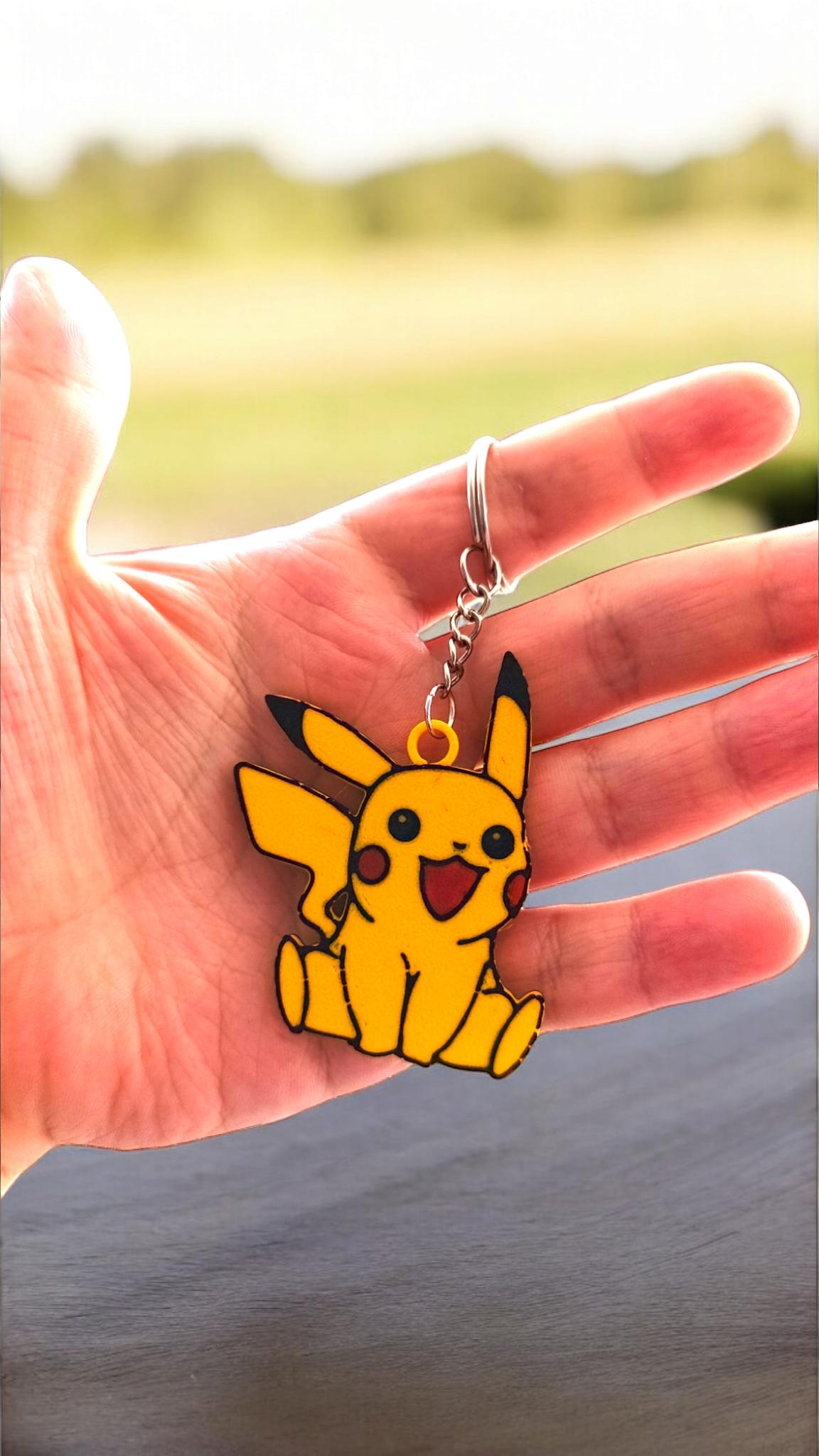 Pokémon Hayranları İçin Pikachu Anahtarlık