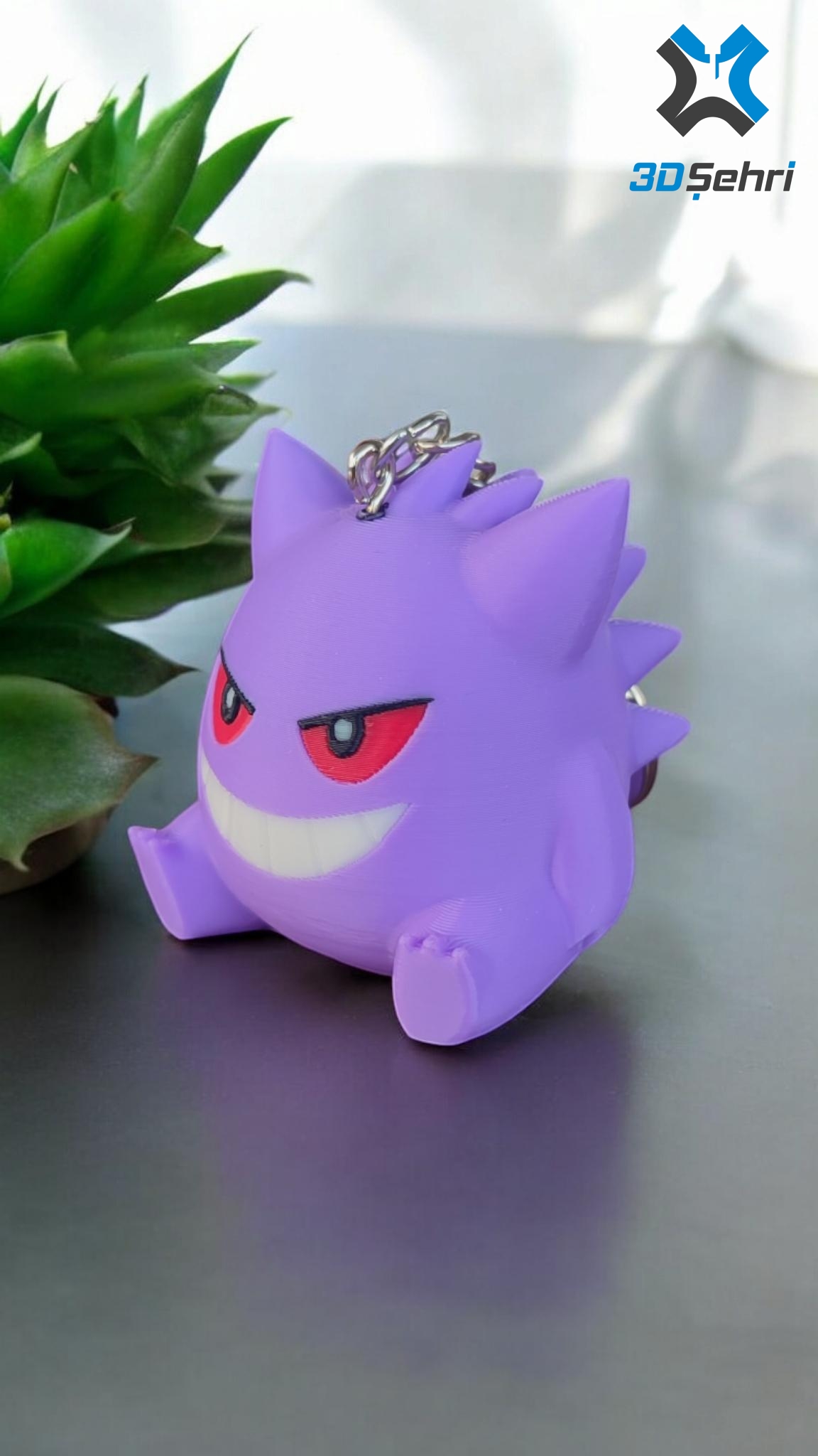 Gengar Pokemon Anahtarlık 4.5 CM
