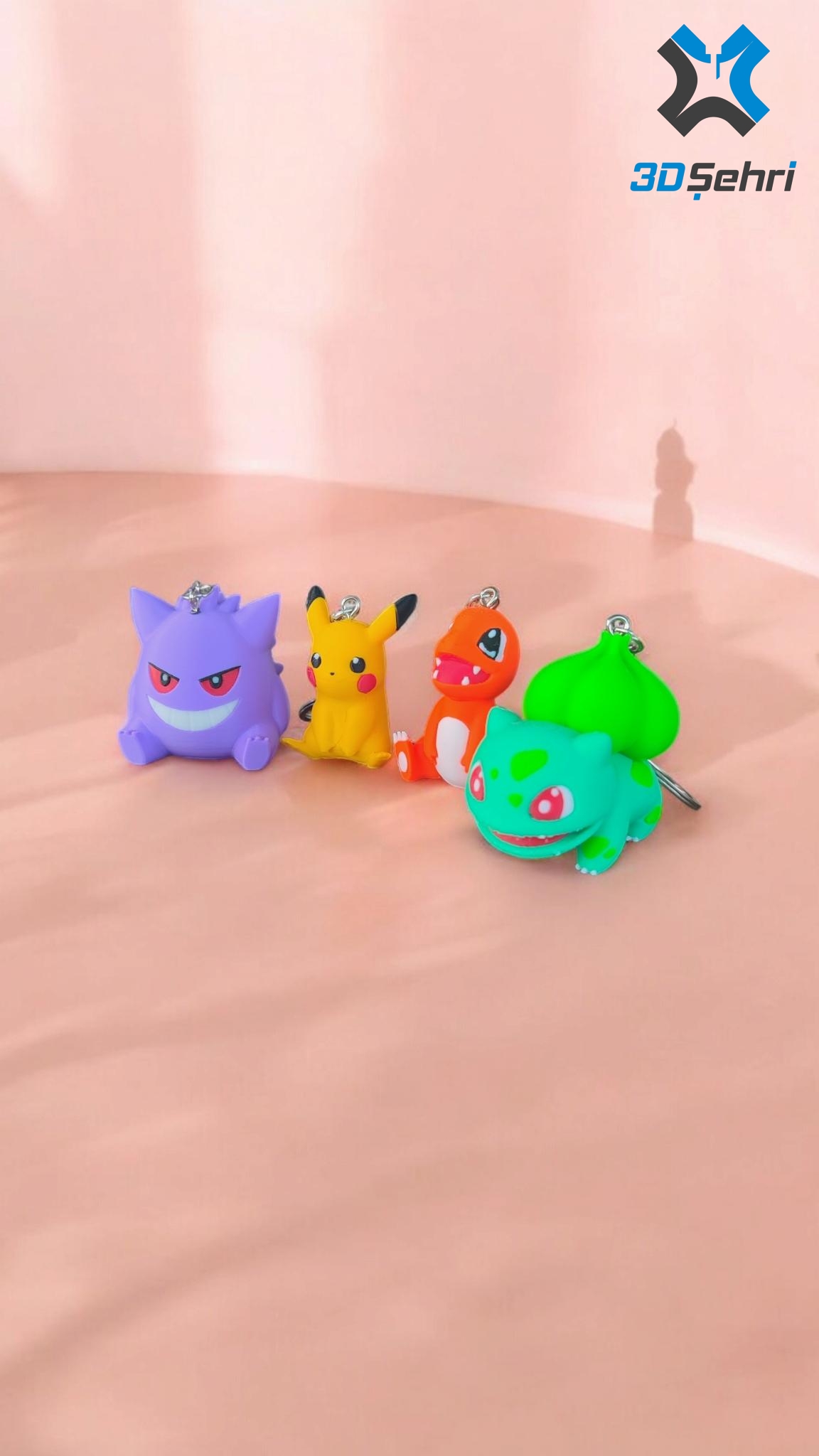 Pokemon Anahtarlık Set 4’lü