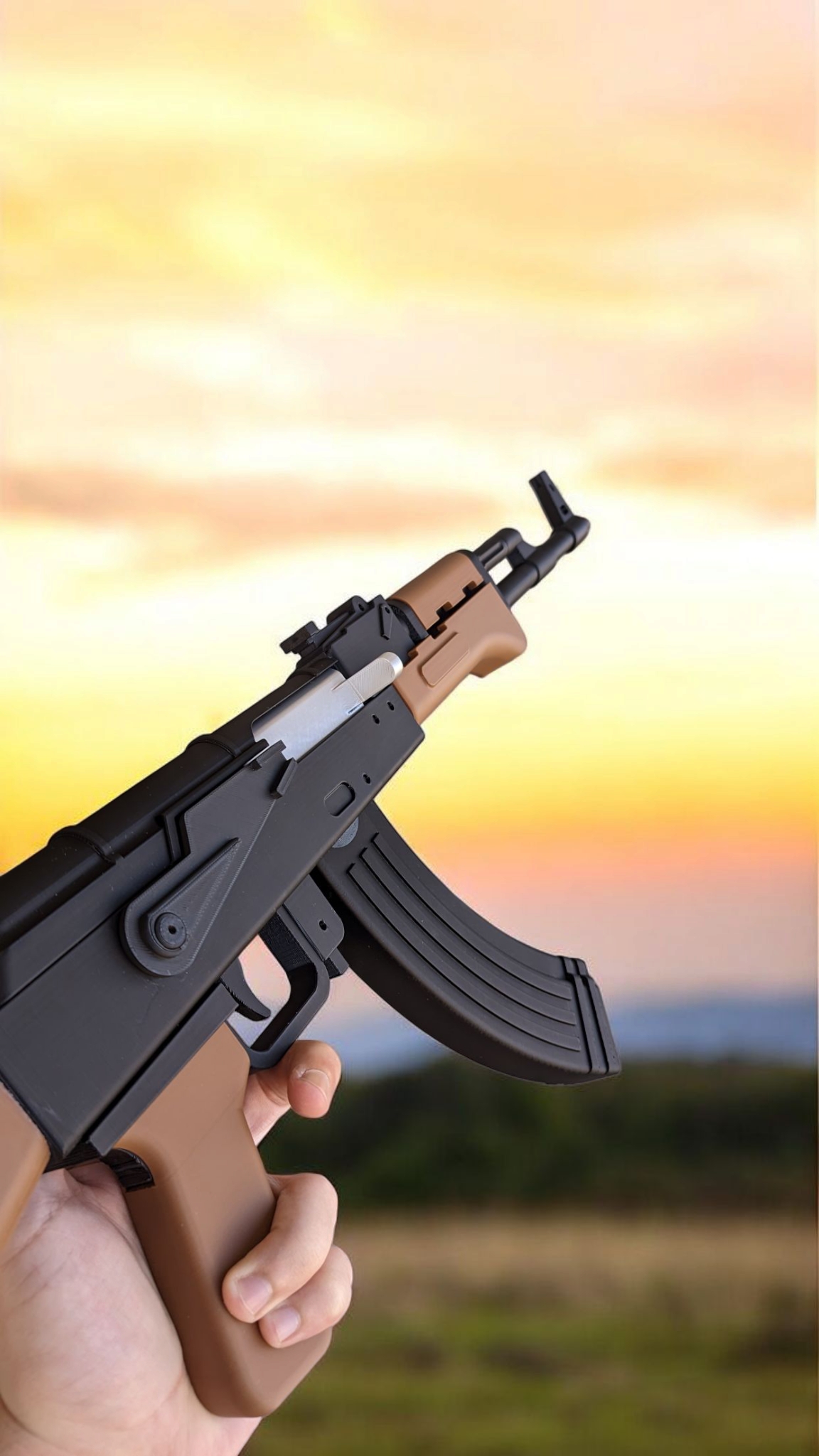 Ak 47 Maketi | Hareketli Özel Tasarım | 85 CM