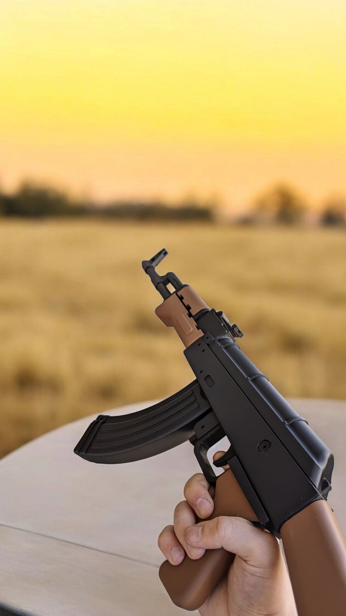 Ak 47 Maketi | Hareketli Özel Tasarım | 85 CM