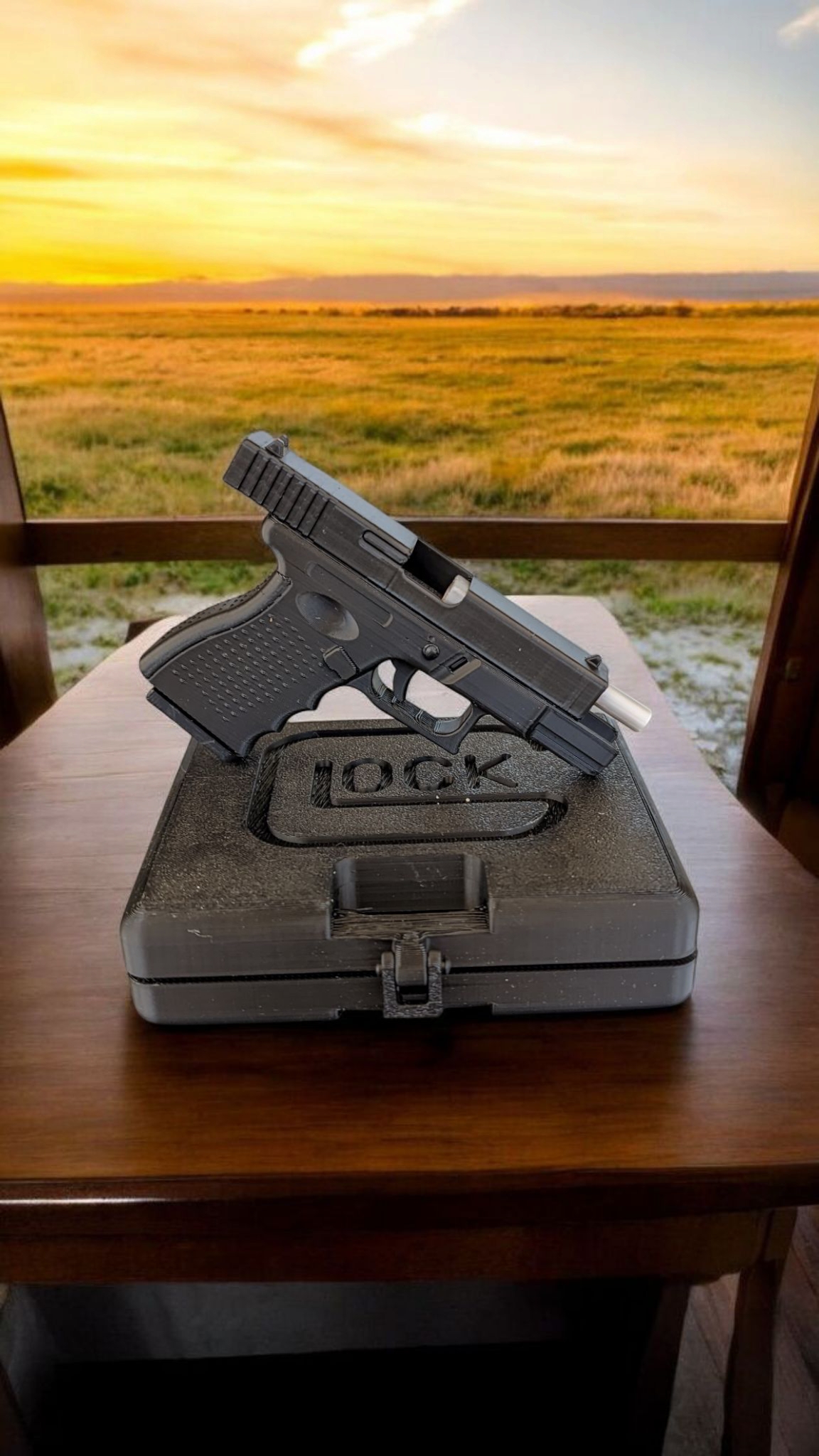 Glock 19 Mini Boy | Çantalı | Hareketli | 8 CM