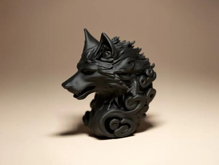 Dekoratif Kurt Kafası Biblo