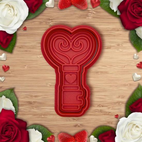 Sevgililer Günü Kurabiye Kalıbı Seti - 9 Adet